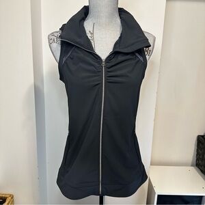 Lululemon Go The Distance Vest Sleeveless Jacket Black Sz 6